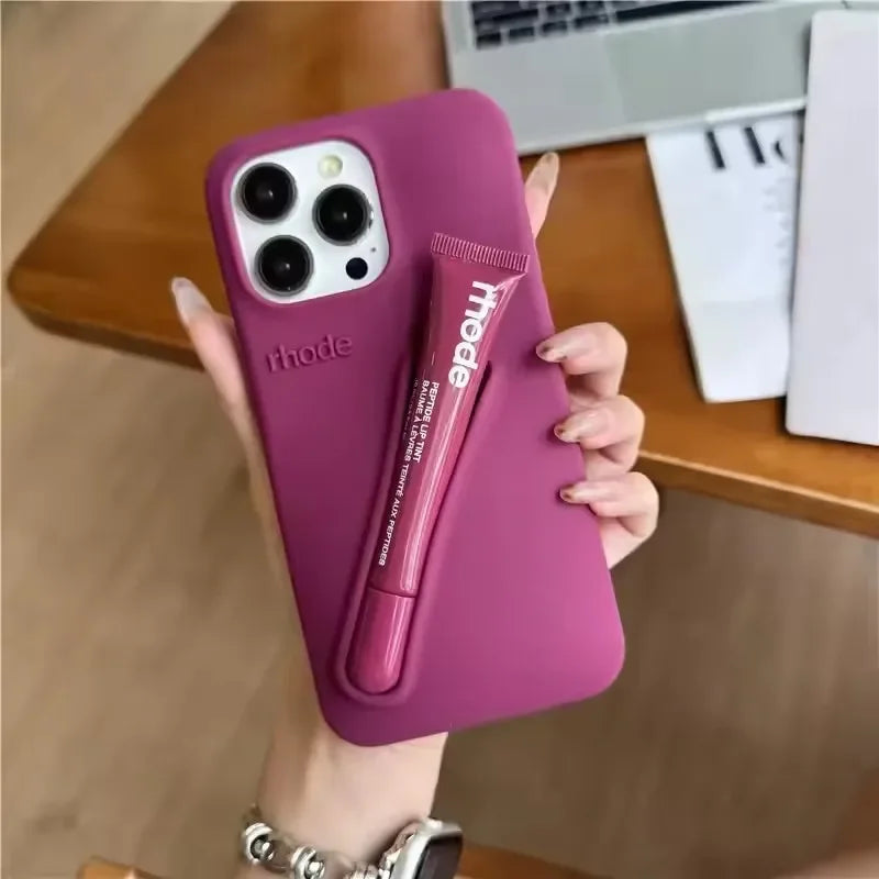 Husă de Telefon cu suport pentru Ruj